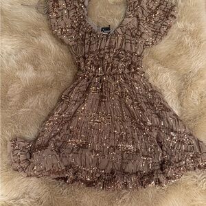 En Saison brand new embellished mini dress